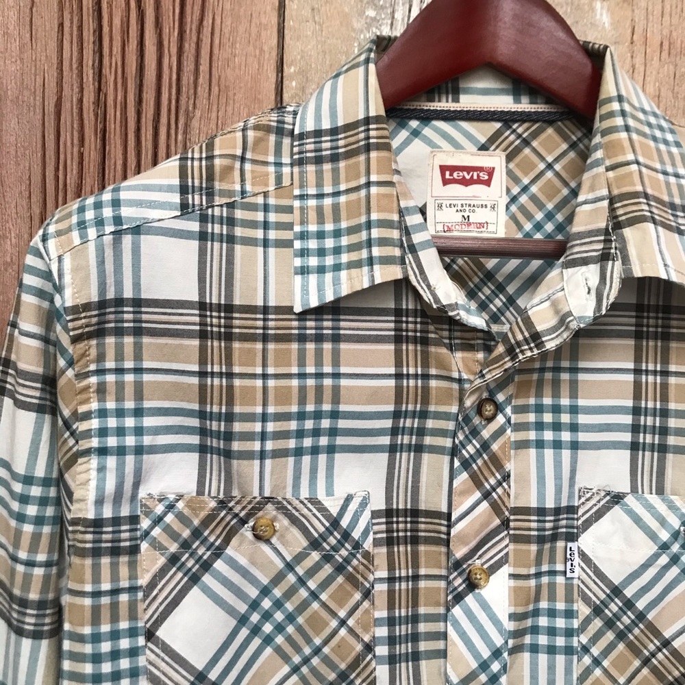 Retro Levi’s Plaid Shirt M